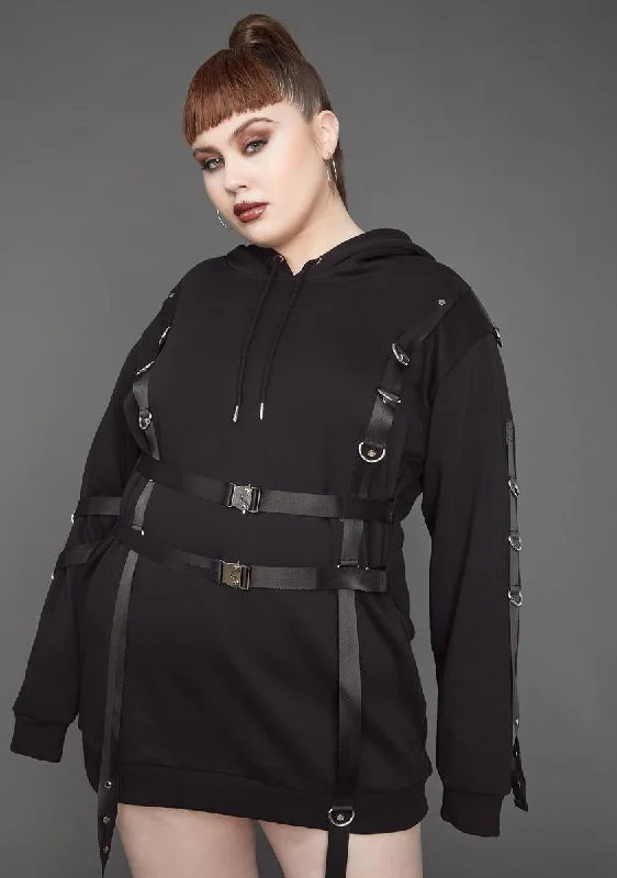 Summer Sale Plus Came To Slay Harness Hoodie