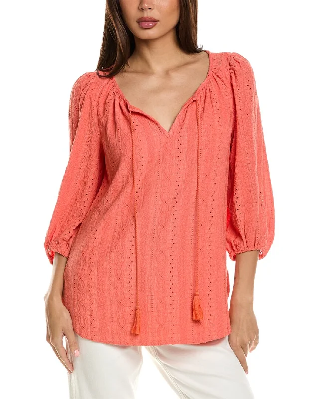 Women Wear Online Jones New York High-Low Tunic