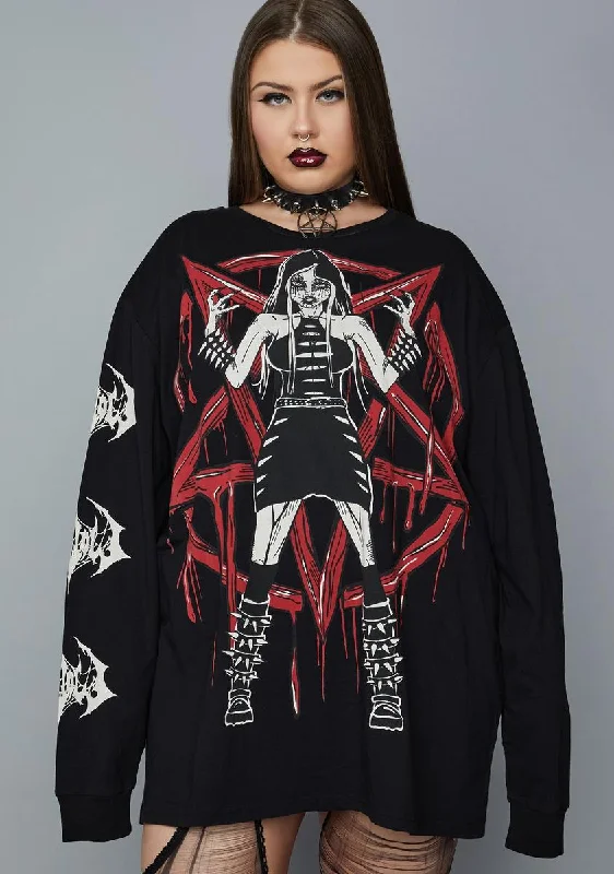 Flash Sale Or Flash Sales Plus Miss Hellraiser Graphic Tee