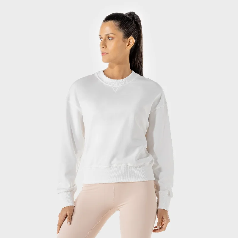 Women's Apparel Women's Fitness - Sweatshirt - Blanc De Blanc