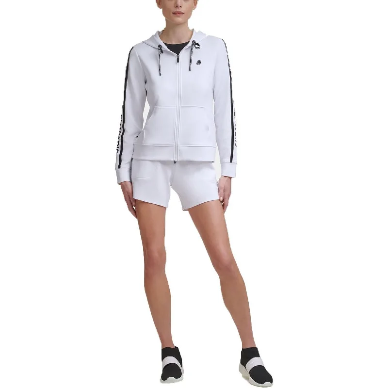 Trend Alert Womens Drawstring Casual Zip Hoodie