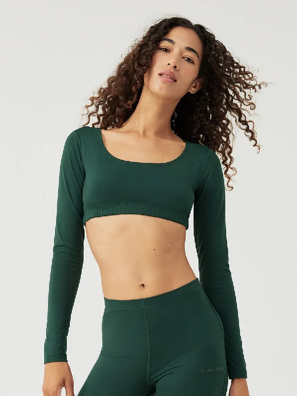 Women's Activewear for Exercise and Sports Sculpt Longsleeve Crop Top