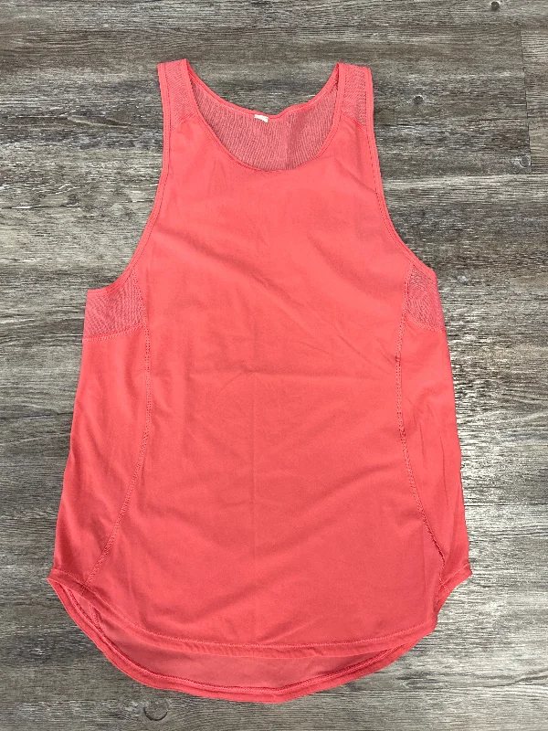 Athletic Tank Top By Lululemon In Pink, Size: S