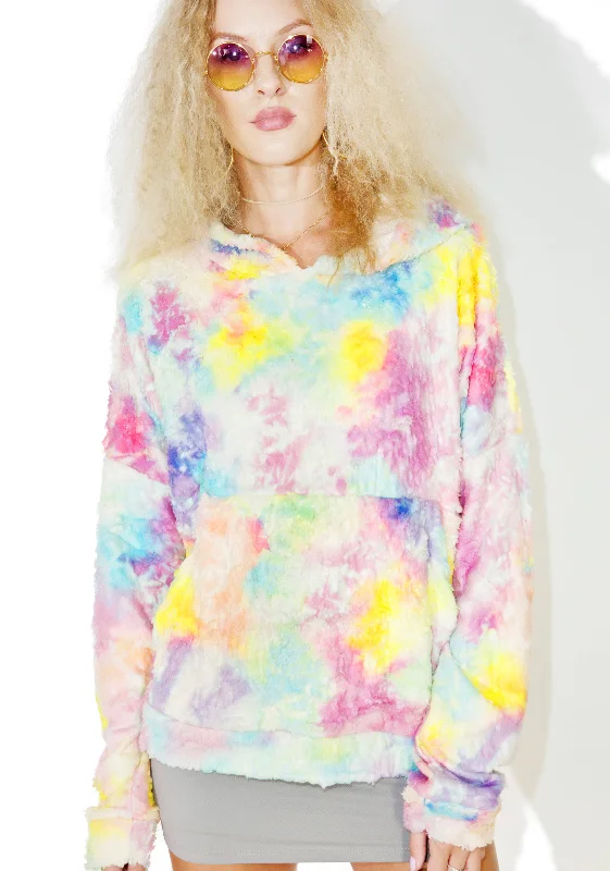 Trendy Boutiques Online Rainbow Snuggle Hoodie