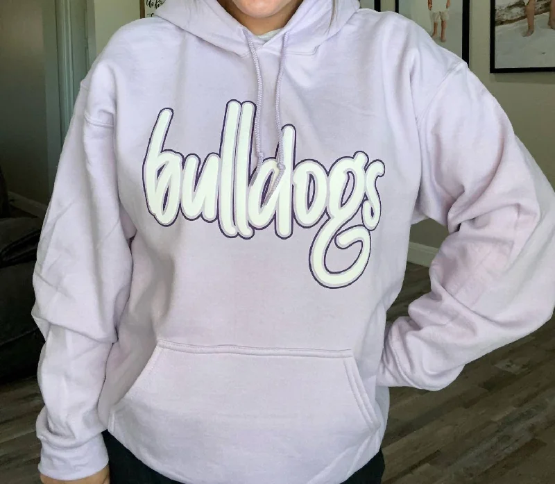 End of Season Sale Bulldogs Hoodie In Purple