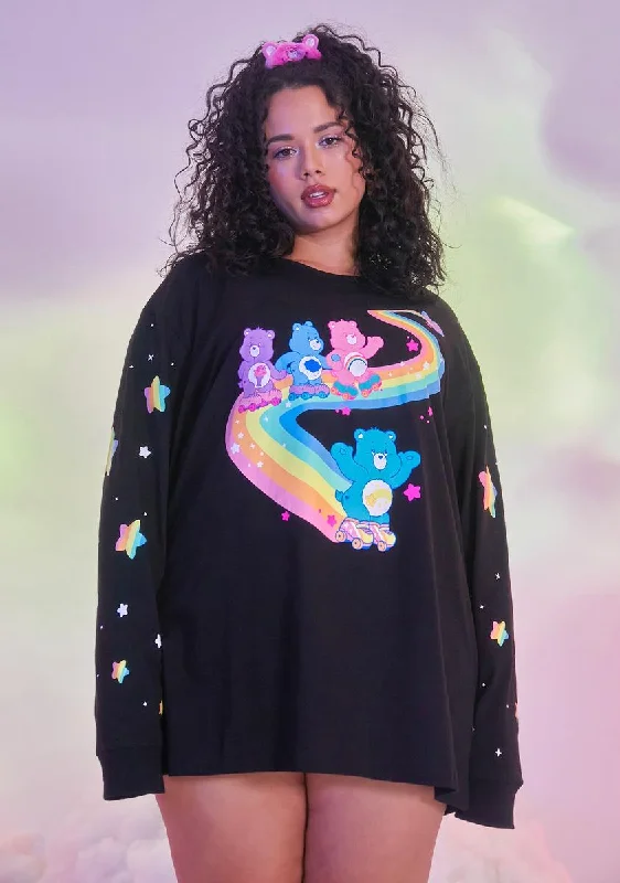 Women's High Street Fashion Truly Planet Care Oversized Graphic Tee