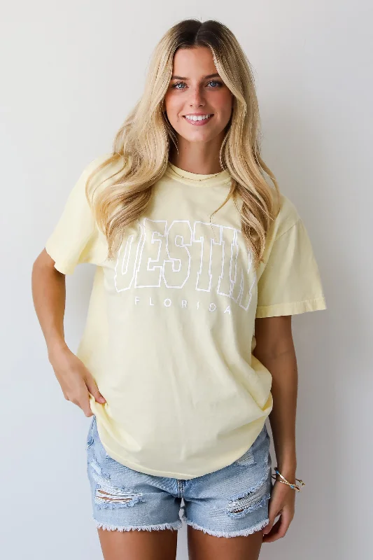 Online Boutiques Best Yellow Destin Florida Tee