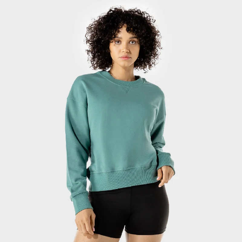 Women's Chic Outerwear Garments Women's Fitness - Sweatshirt - Basil