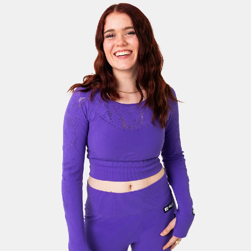 Women's Athletic Garments MTV WOMEN'S SPORTY LONG SLEEVE CROP