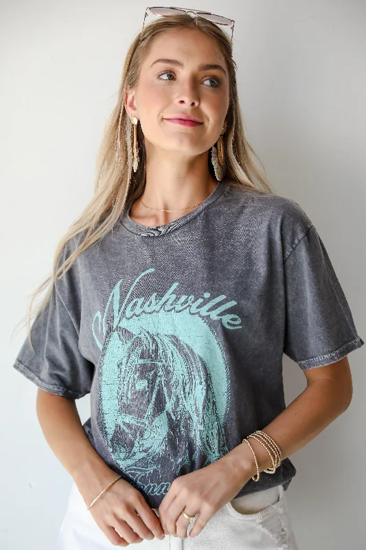 Women's Evening Wear FINAL SALE - Nashville Tennessee Grey Graphic Tee