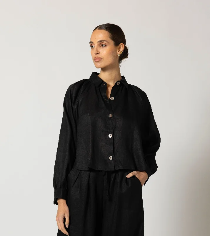 Seasonal Women's Fashion Trends Negara Blouse | Black