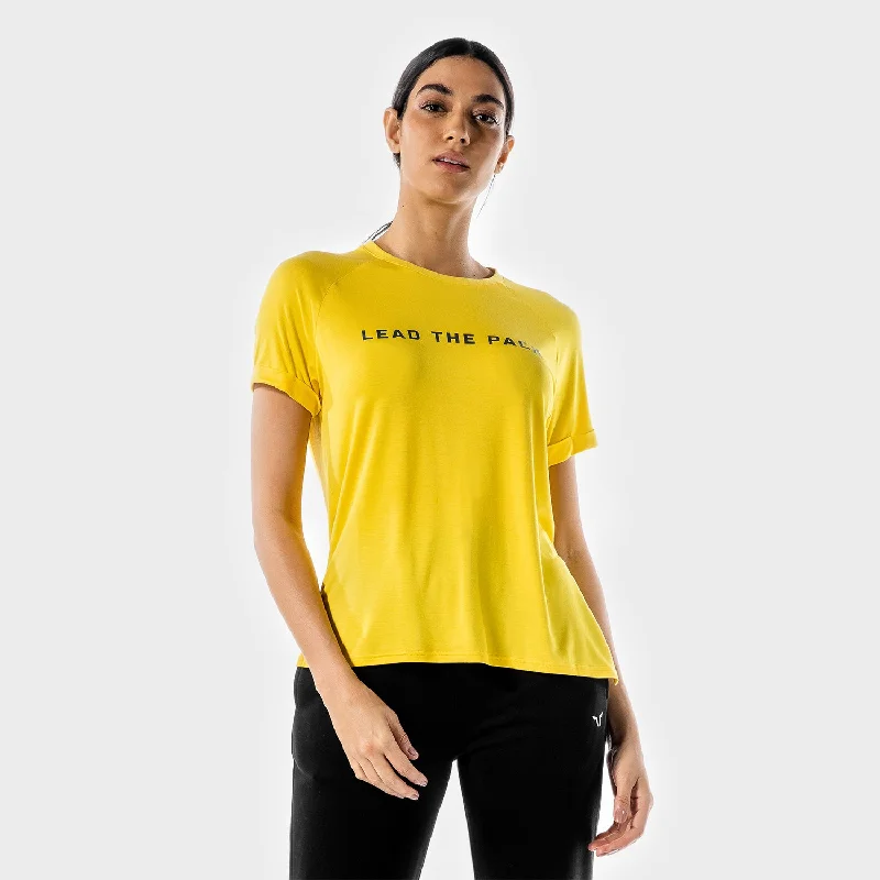 Women's High Street Fashion The Pack Tee - Yellow