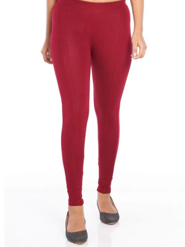 Women's Formal Event Attire Treggings-Frenchwine