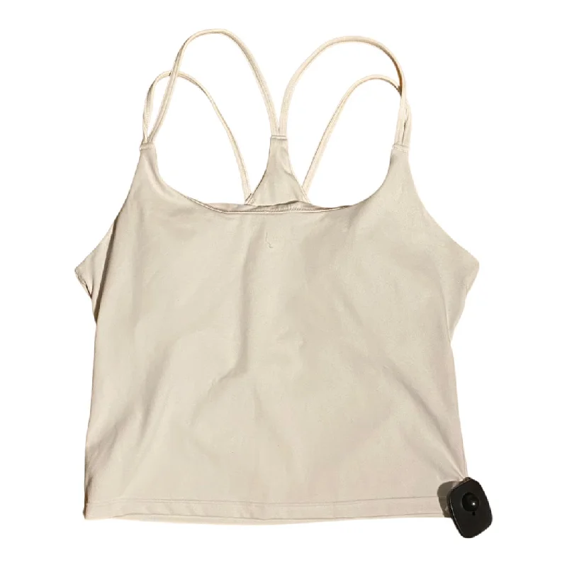 Athletic Tank Top By Fabletics In White, Size: M