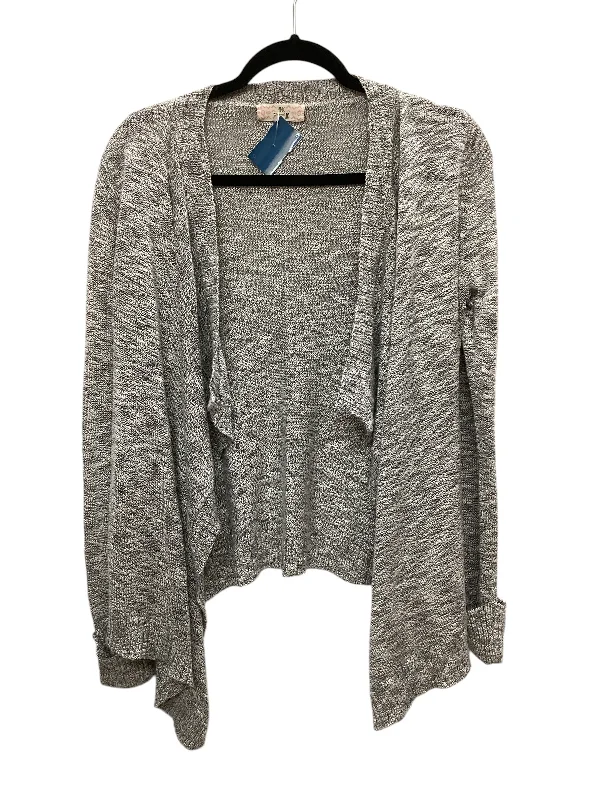 Charming Women's Holiday Apparel Cardigan By Pink Republic In Silver