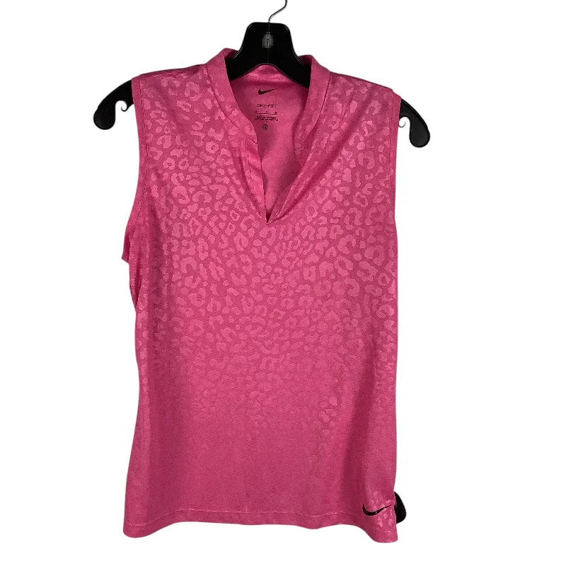 Athletic Tank Top By Nike Apparel In Pink, Size: S