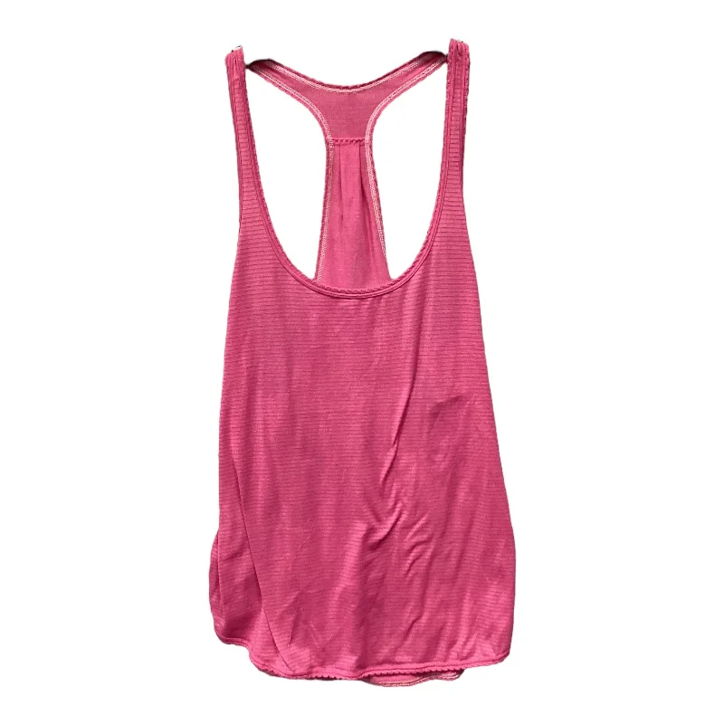 Athletic Tank Top By Lululemon In Pink, Size: S