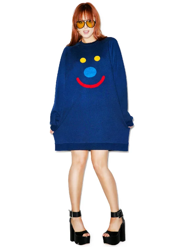 Charming Women's Garments Happy Face Sweatshirt