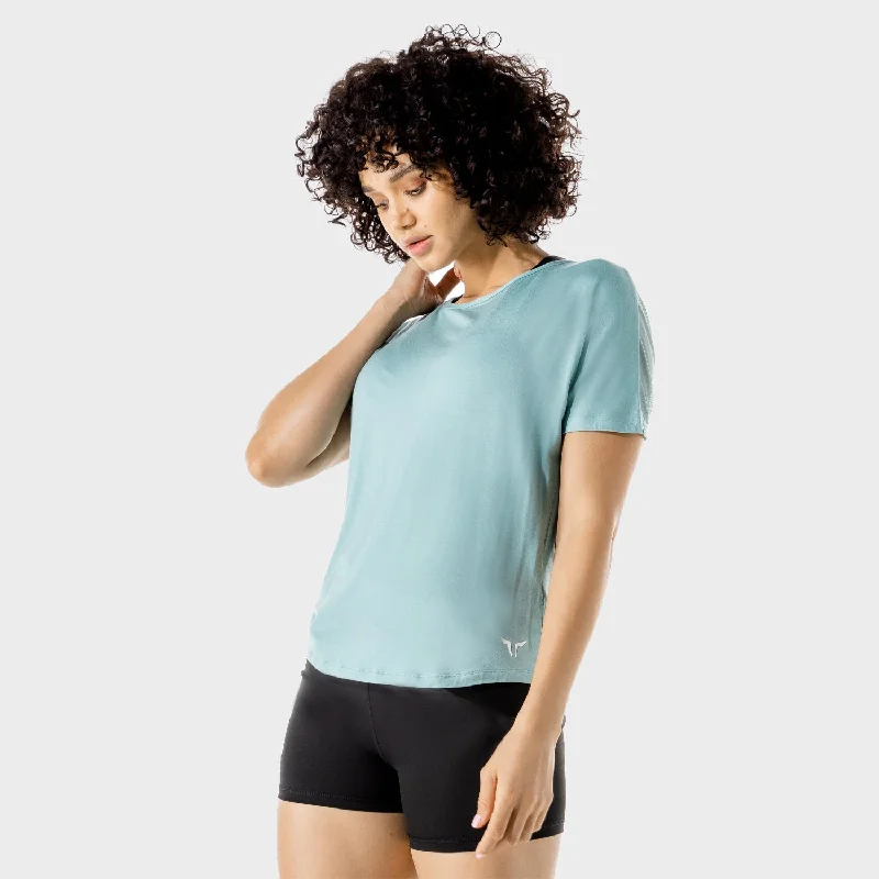 Affordable Fashion for Women Women's Fitness - Oversized Tee - Basil