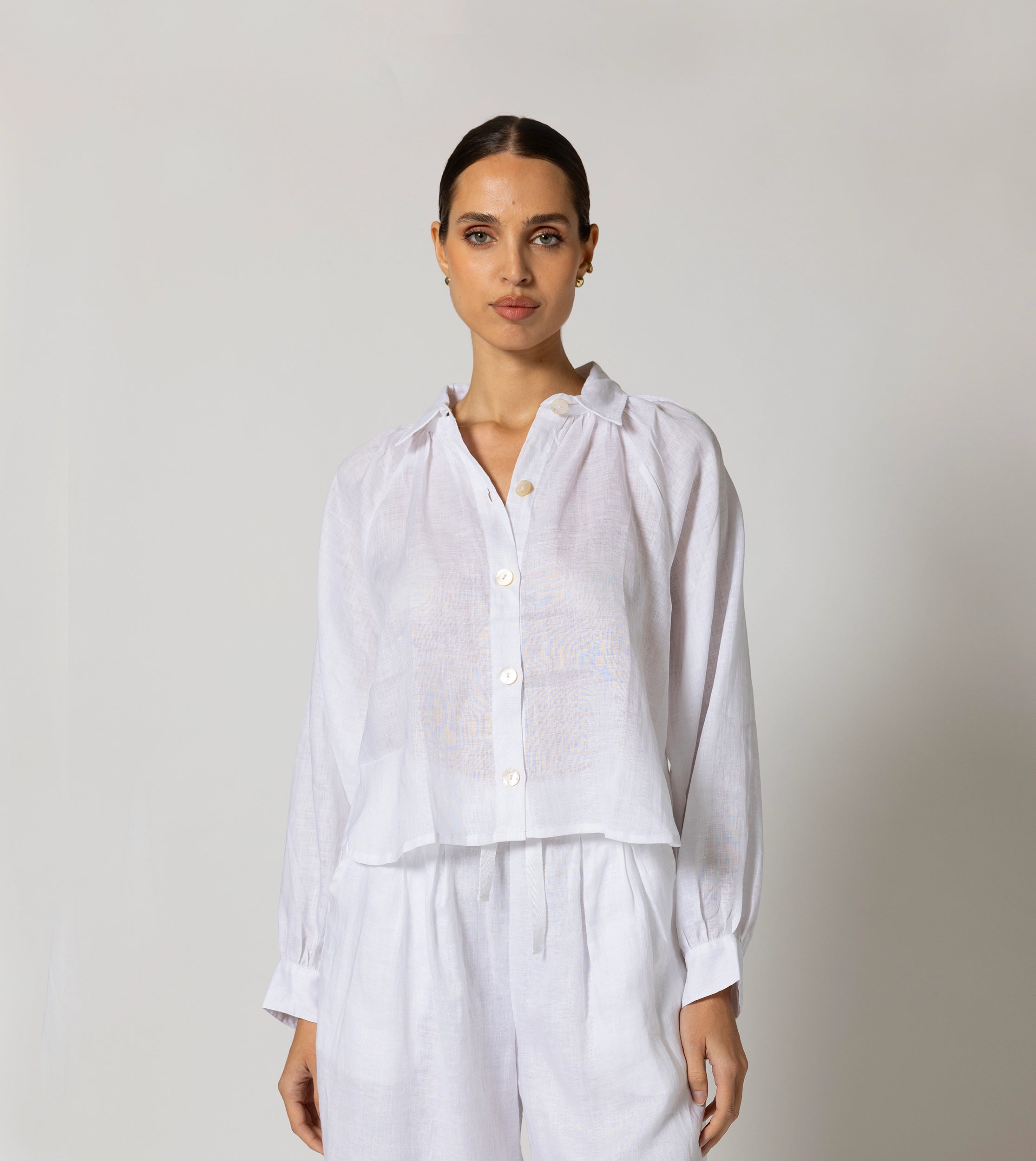 Exclusive Women's Fashion Collection Negara Blouse | White