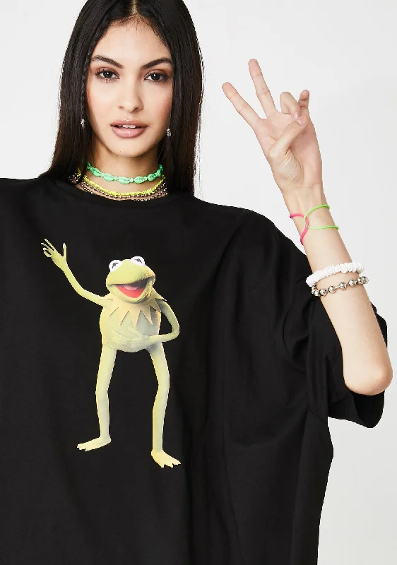 Women's Travel Garments The Muppets Kermit Graphic Tee