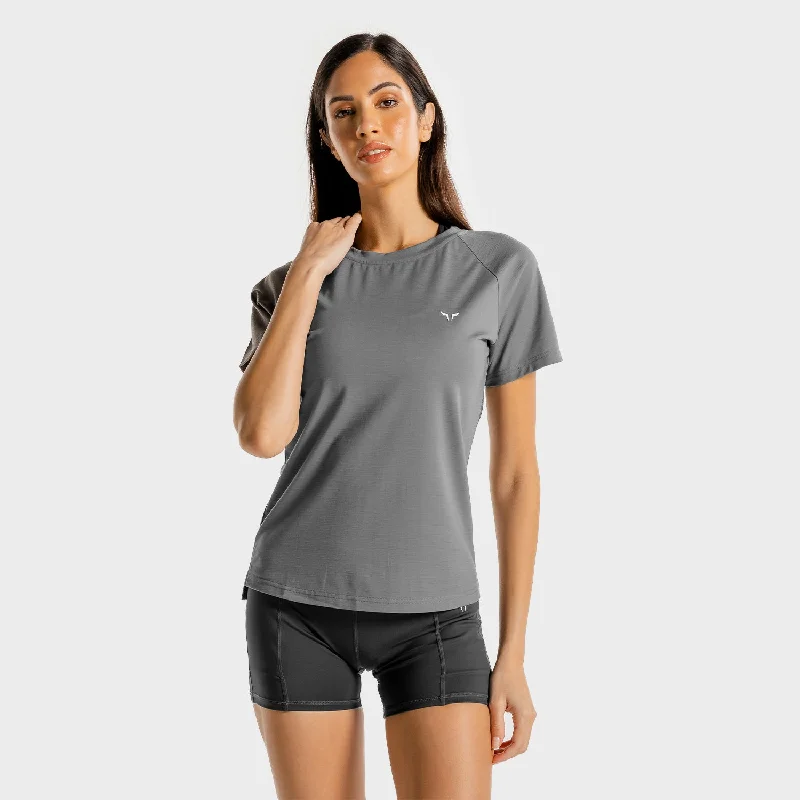 Outfits For Women Core Slim Fit Tee - Grey