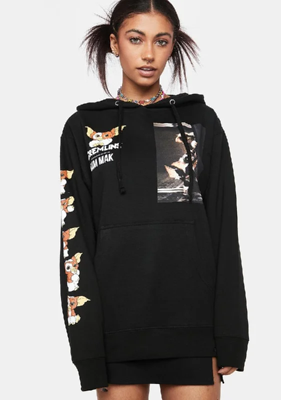 Trendy Outfits For Ladies X Gremlin Mogwai Graphic Hoodie