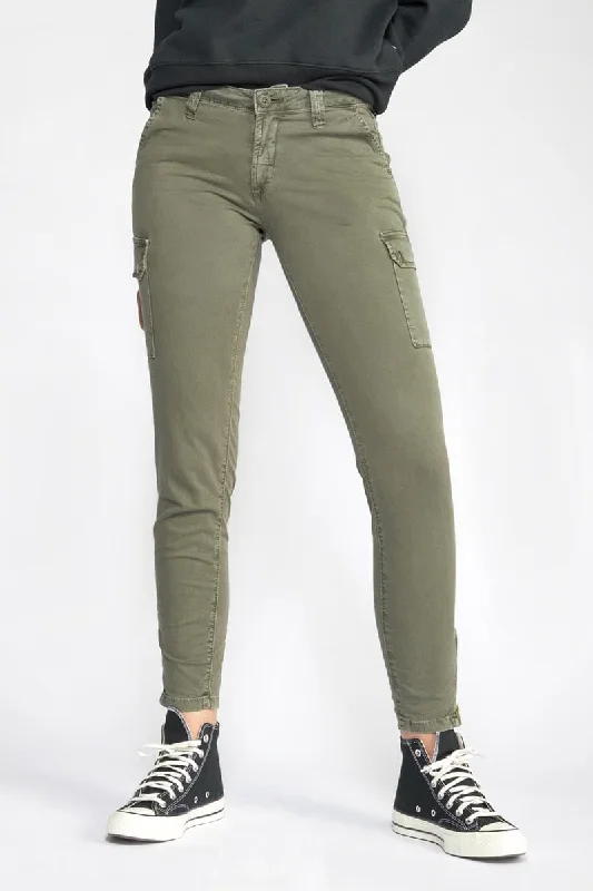 Stylish Women's Outerwear Apparel LT Farmy military khaki jeans