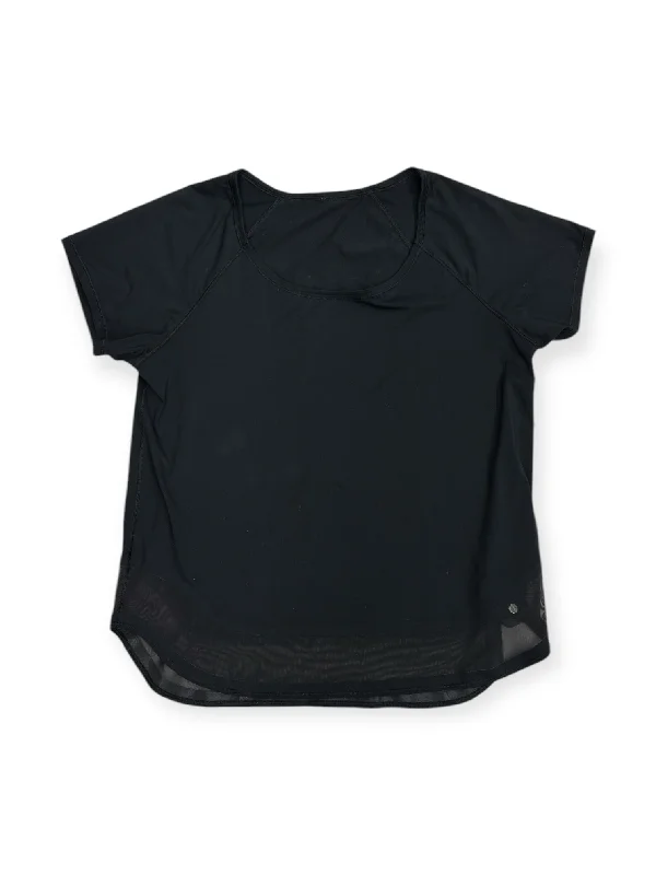 Comfortable Garments For Women Athletic Top Short Sleeve By Lululemon In Black