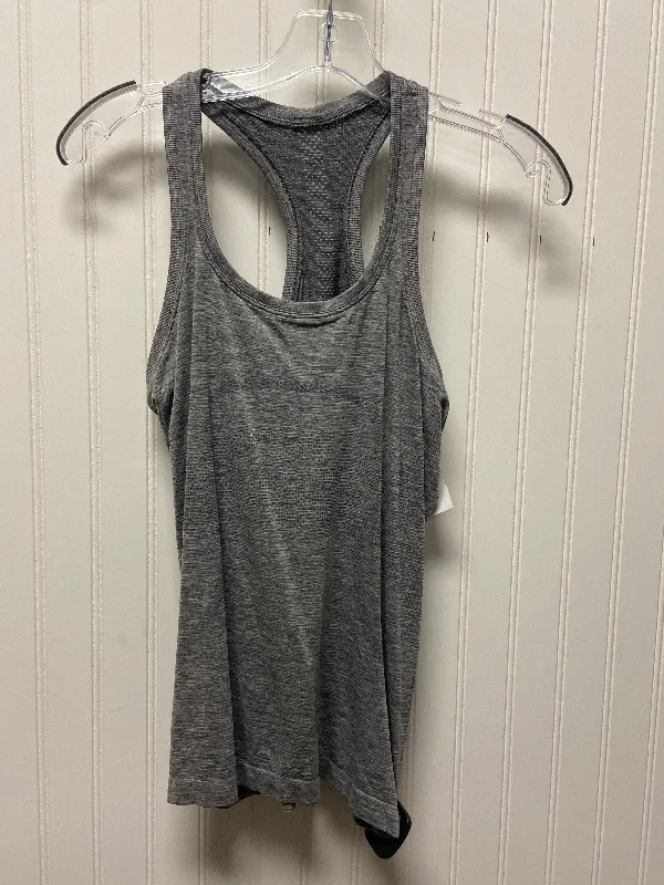 Athletic Tank Top By Lululemon In Grey, Size: S