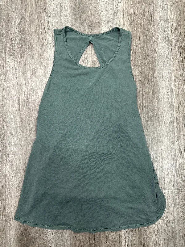 Athletic Tank Top By Lululemon In Green, Size: M