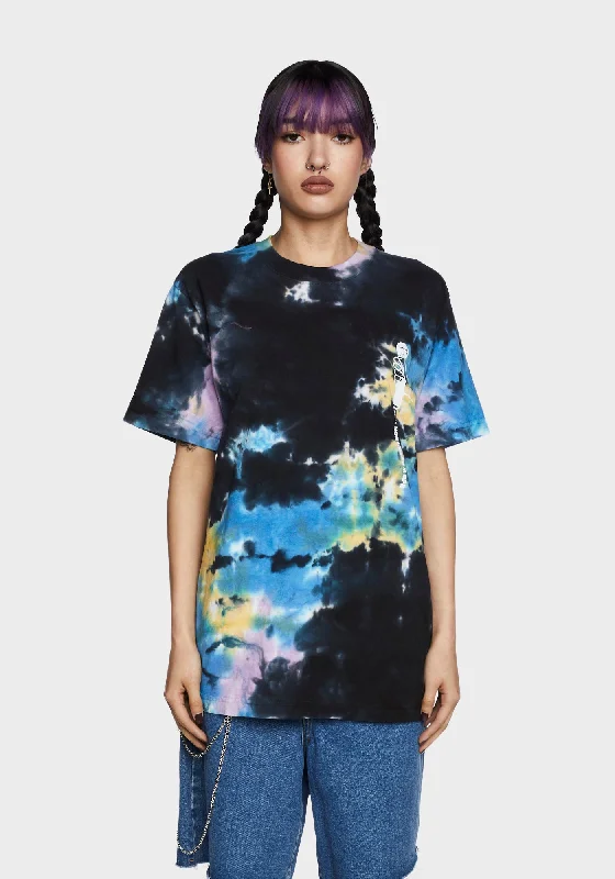 Versatile Outfits Hotline Tie Dye Graphic Tee