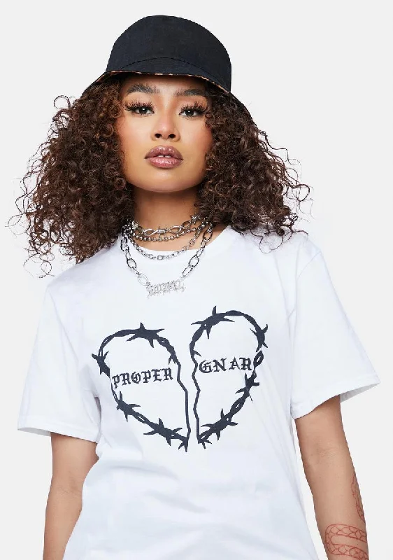 Sales Clothes Barbed Heart Graphic Tee