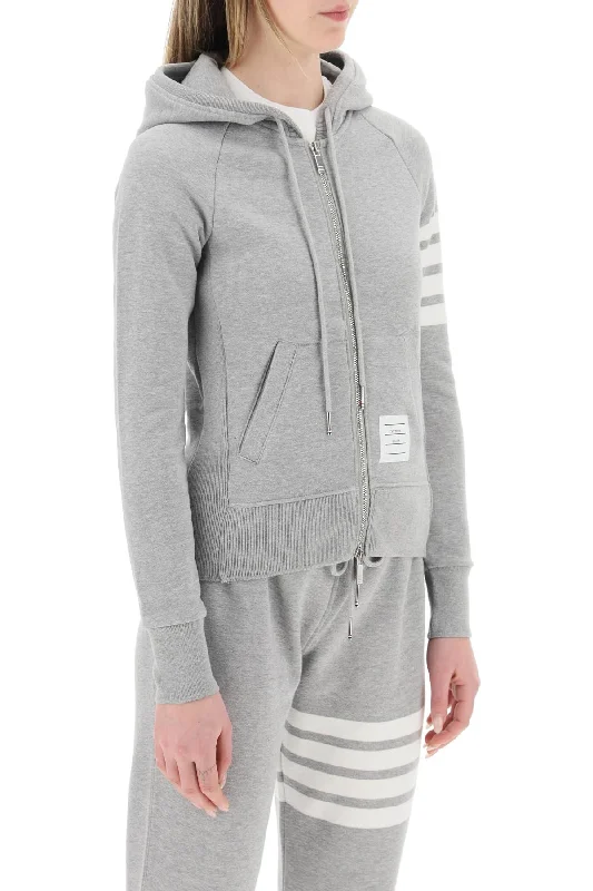 Online Boutiques Thom Browne 4-Bar Full Zip Hoodie