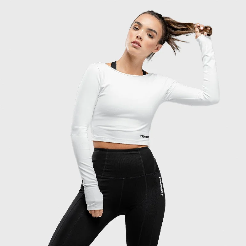 Women's Garments Warrior Crop Tee - White