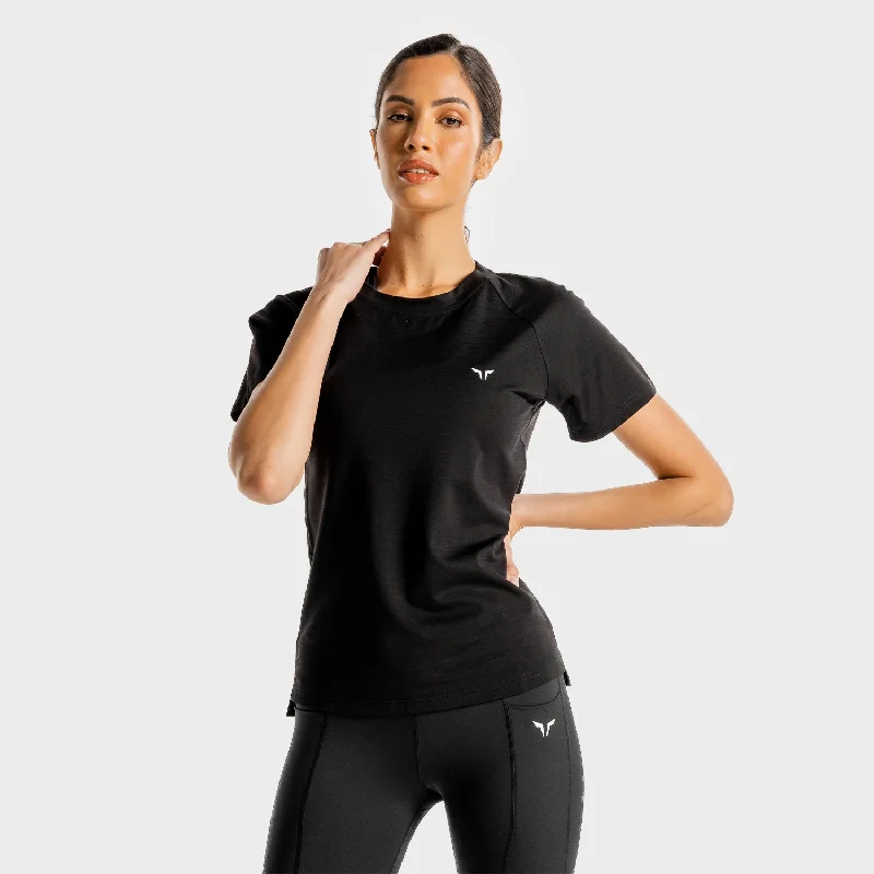 Trendy Boutiques Online Core Slim Fit Tee - Onyx