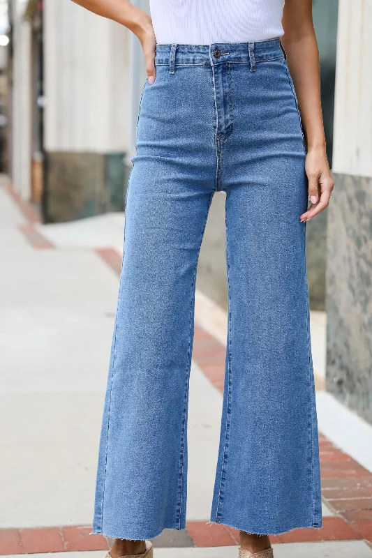 Women's Trendy Outfits FINAL SALE - Jordyn Wide Leg Jeans