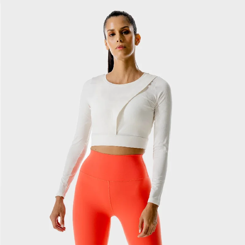 Formal Attire For Women LAB360° Wrap Top - Whisper White