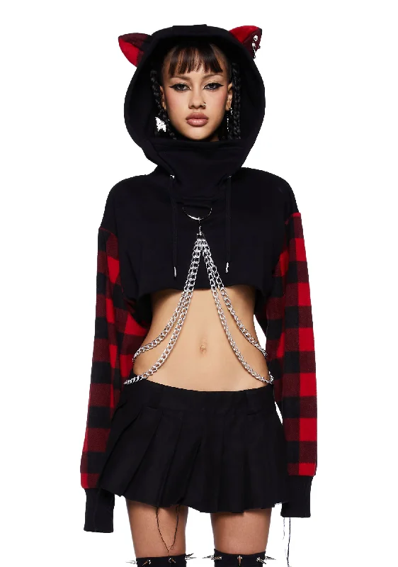 Best Online Boutiques Turning Tails Cropped Hoodie