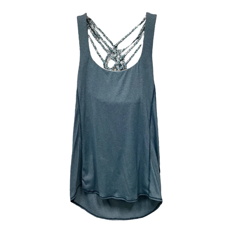 Athletic Tank Top By Lululemon In Blue, Size: 4