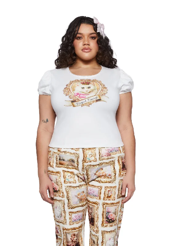 Big Sale Event Plus Kitty Queen Graphic Tee