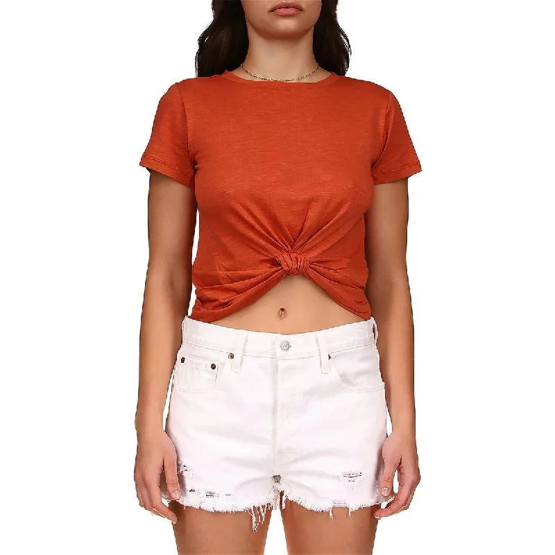 Sale On Clothing Womens Slub Gathered T-Shirt