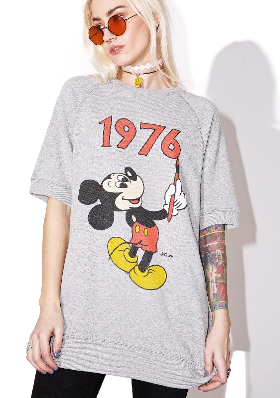 Women's Office Outfit Mickey Raglan Sweatshirt