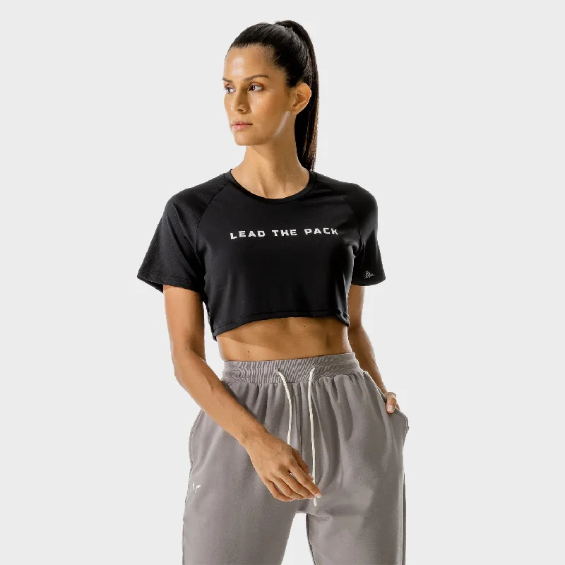 Chic Women's Garments LAB360° Crop Tee - Black