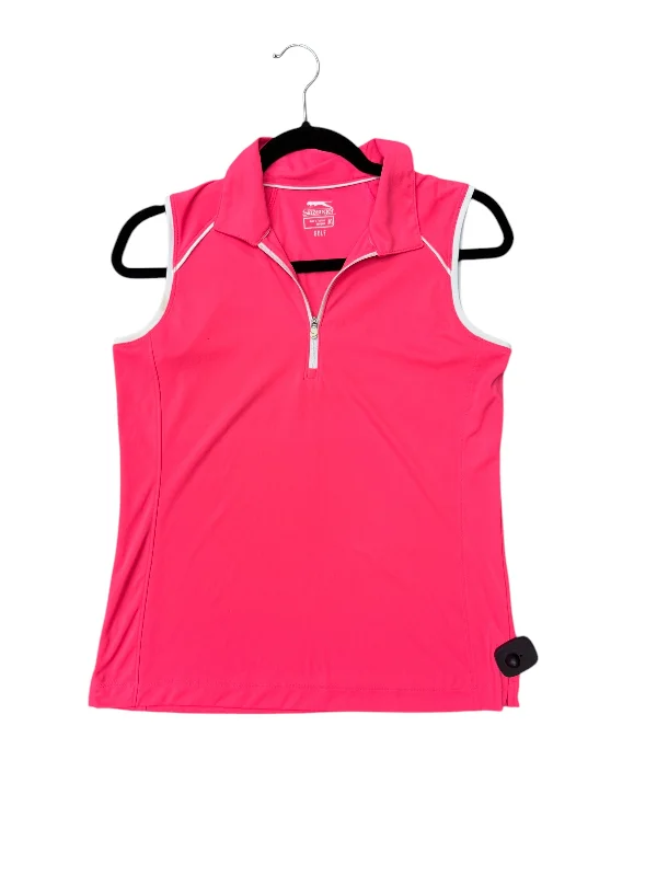 Athletic Tank Top By Slazenger In Pink, Size: M