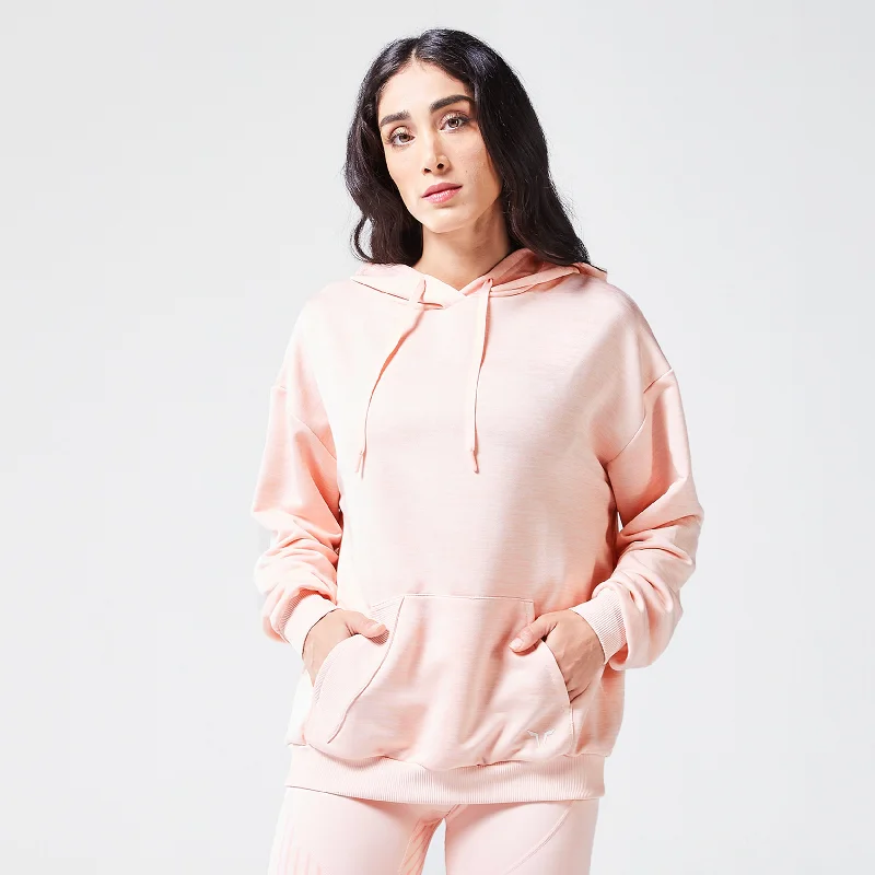 Fashion Sale Code Oversized Drip Hoodie - Peach Whip Marl