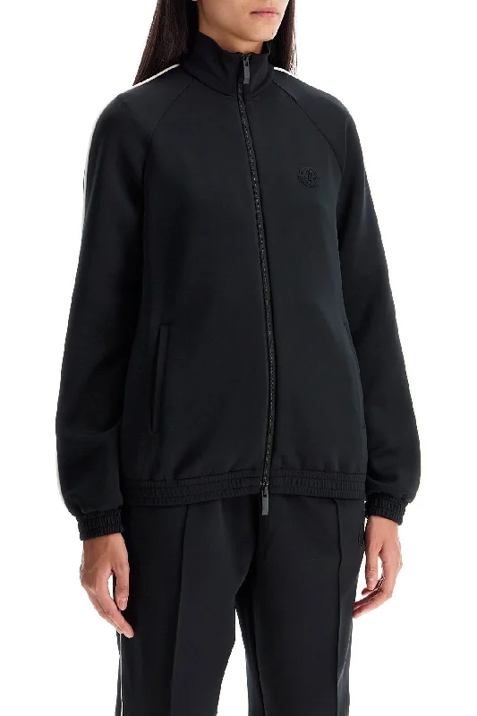 Women's Casual Apparel For Weekends Moncler 'zip-Up Sweatshirt In Scuba