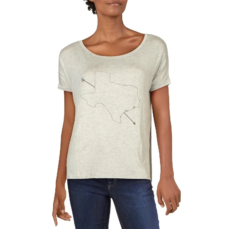 Sales Clothes Lone Star Womens Heathered Swing Graphic T-Shirt