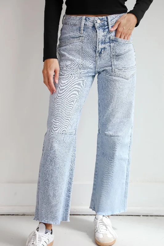 Women Clothing Kate Light Wash Super High Rise Barrel Jeans