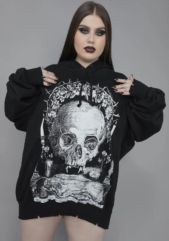 Women's Chic Apparel Plus Ashes To Ashes Graphic Hoodie